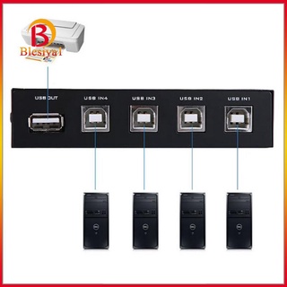 [Ship in 12h] USB 2.0 Sharing Manual Switch KVM Adapter Box 4Ports Hub for Printer Scanner