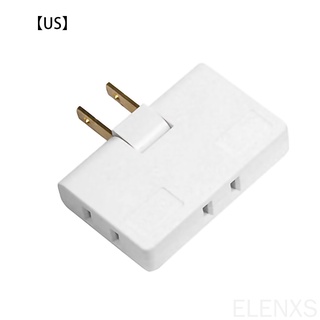 Wall Adapter Swivel Head Charger 3 in 1 Outlet Power Charger Wall Power Outlet Expander US Plug ELEN