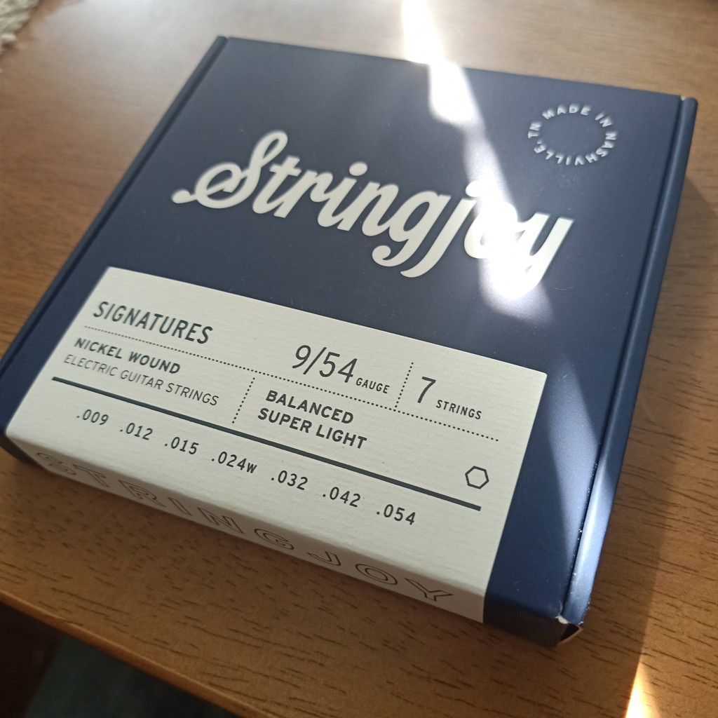 Stringjoy Signatures สายกีตาร์ไฟฟ้า 7 สาย เบอร์ 9 - 54 (7 string set ...
