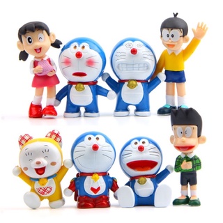 Doraemon พร้อมส่งในไทย โมเดลโดเรม่อนเซตใหม่ล่าสุด เซ็ต 8 ตัว