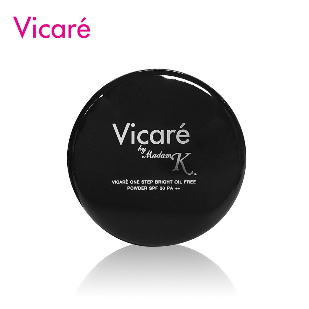 vicare-one-step-bright-oil-free-powder-spf-20-pa-12-กรัม-แป้งเค้กกระเจิงแสงเนื้อเนียนบางเบา-ปกป้องผิวจากแสงแดด