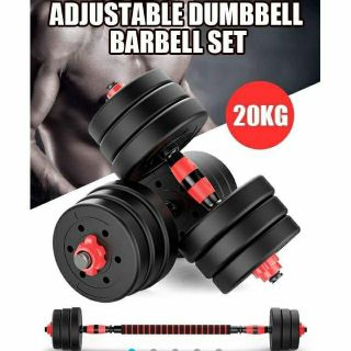 ภาพขนาดย่อของสินค้าดัมเบล บาร์เบล ชุด 20 และ 40 กิโล ปรับน้ำหนักได้ - Dumbbell Barbell 20 and 40kg ฟรี บาร์เบล ถูกสุดใน Shopee