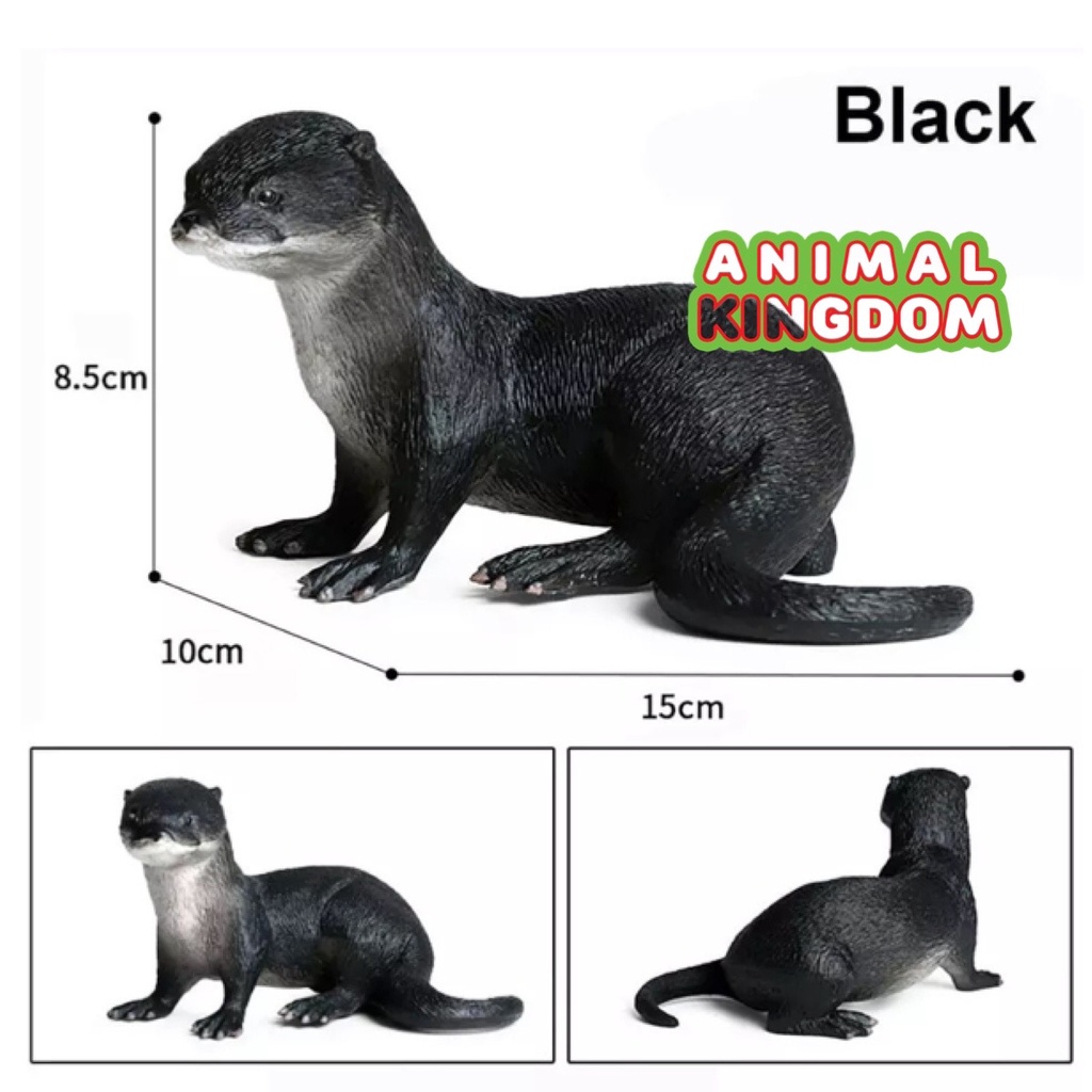 animal-kingdom-โมเดลสัตว์-นาก-ดำ-ขนาด-15-00-cm-จากสงขลา