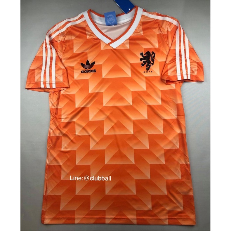 retro-เสื้อฟุตบอล-holland-home-1988