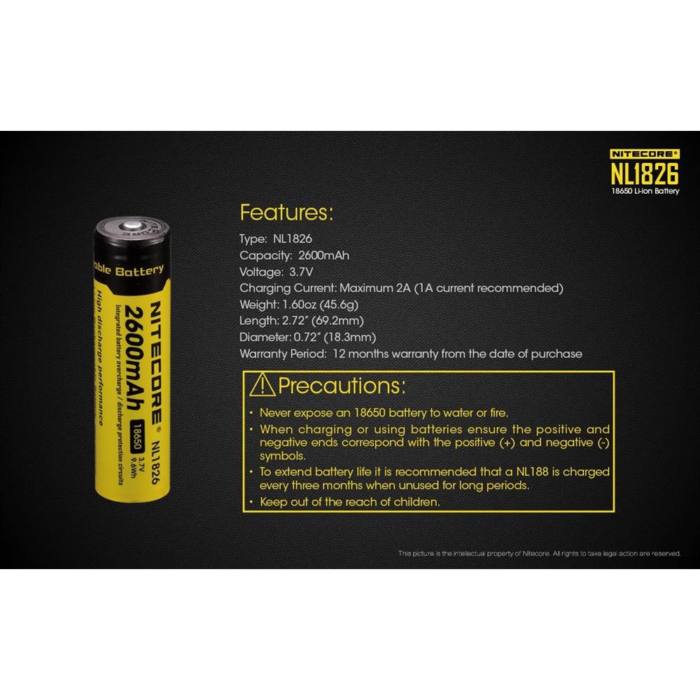 แบตเตอรี่-nitecore-nl-1826