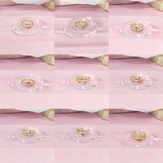 ภาพหน้าปกสินค้าแหวนทอง18k 2ชั้น ฟรีไซส์ แหวนทองชุบ แหวนปรับขนาด แหวนแฟชั่นสไตล์เกาหลี ไม่ลอกไม่ดำ ที่เกี่ยวข้อง