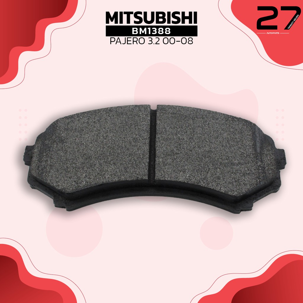 ผ้าเบรคหน้า-mitsubishi-pajero-3-2-โชกุน-nm-00-08-pajero-3-5-v6-nm-00-08-รหัส-bm1388-top-performance-japan