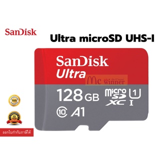 ภาพหน้าปกสินค้า128GB MICRO SDHC CARD (ไมโครเอสดีการ์ด) SANDISK ULTRA CLASS 10 (SDSQUA4-128G-GN6MN) - รับประกัน 10 ปี ที่เกี่ยวข้อง