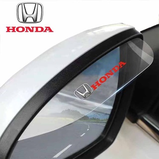 สินค้า 【Honda】อุปกรณ์เสริมรถยนต์กระจกมองหลังกันฝนกันฝน 2 ชิ้นสําหรับ Honda City Brio Br-V Crv Jazz Civic