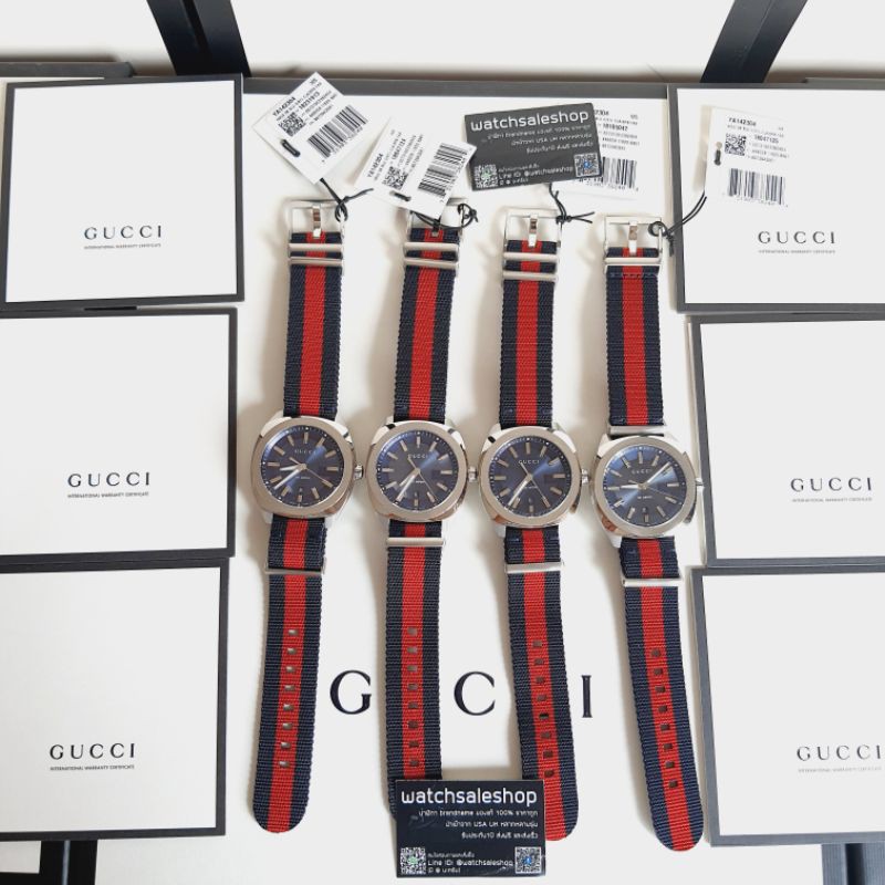 ภาพหน้าปกสินค้าGuccigg2570ประกันศูนย์ไทยเขียวแดงและน้ำเงินแดง จากร้าน watch_sale_shop บน Shopee