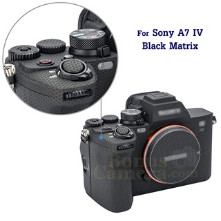 กันรอยบอดี้กล้องโซนี่ A7 Mark IV (Matrix Black) 3M Anti-Scratch Protective Skin Film for Sony a7 IV