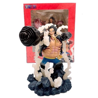 SS Toys โมเดล วันพีช ลูฟี่ เกียร์4 หมัดยักษ์ สีพิเศษ Luffy Gear4 Special Color ver. มีกล่อง สูง20ซม.(งานจีน)