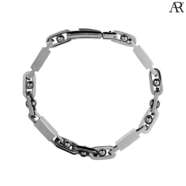 angelino-rufolo-bracelet-ดีไซน์-rectangle-ball-สร้อยข้อมือผู้ชาย-stainless-steel-316l-สแตนเลสสตีล-คุณภาพเยี่ยม-สีเงิน