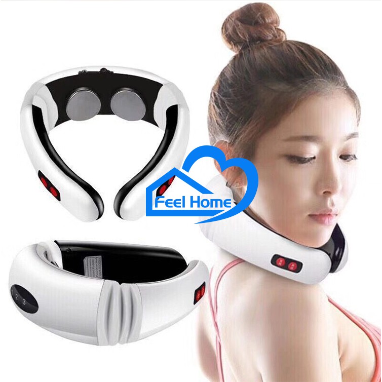 เครื่องนวดบรรเทาการปวดเมื่อย-เครื่องนวดคอไฟฟ้า-ระบบอินฟาเรด-neck-massager