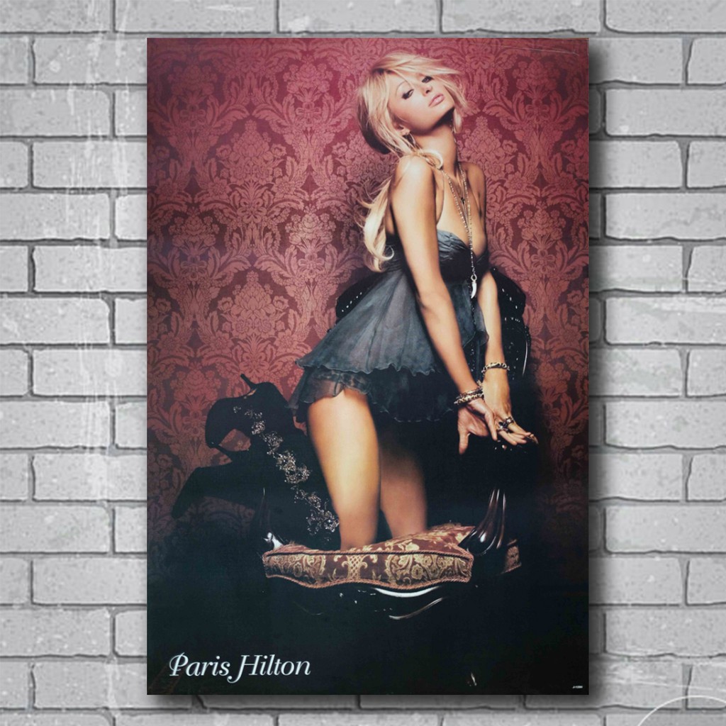 โปสเตอร์-paris-hilton-แพรีส-ฮิลตัน-วง-ดนตรี-นักร้อง-อเมริกัน-รูป-ภาพ-ติดผนัง-สวยๆ-poster-34-5x23-5นิ้ว-88x60ซม-โดยประมาณ