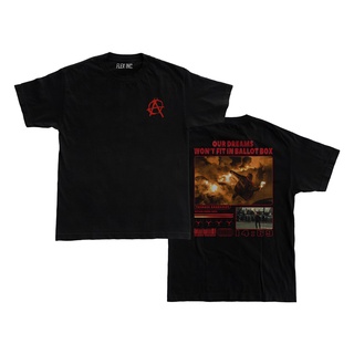 เสื้อยืด โอเวอร์ไซซ์ พิมพ์ลาย Anarchy Worldwide Street Wear สําหรับผู้หญิงS-5XL