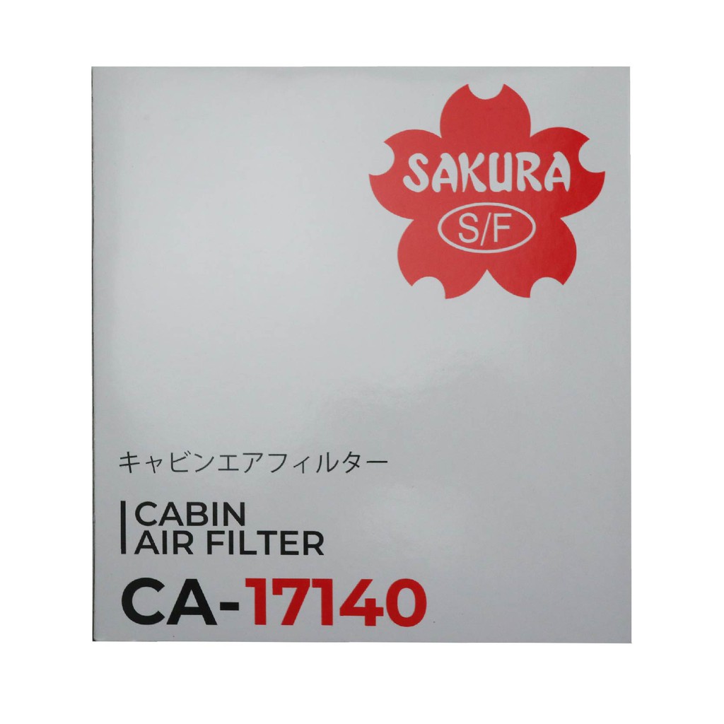 sakura-กรองแอร์-ca-17140-สินค้าแท้100-สำหรับรถยนต์-mazda-fordรหัสอะไหล่แท้-ucy0-61p11-ucy1-61p11-hb3z19n619b-kf0183