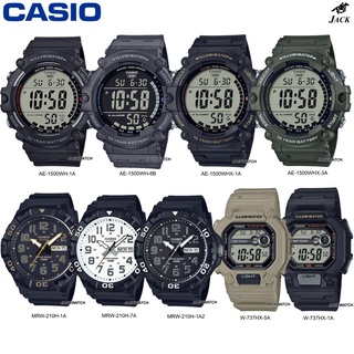 CASIO นาฬิกาข้อมือผู้ชาย รุ่น W-737HX, AE-1500WHX รับประกันศูนย์2ปี