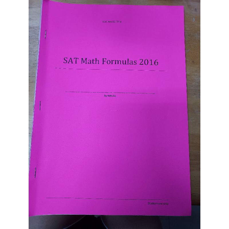 SAT Math Formula รวมสูตร การคิดและคำนวณ | Shopee Thailand