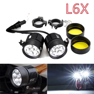 【D_ior】ไฟสปอร์ตไลท์มอเตอร์ไซค์ หลอดCREE รุ่น L6X LED 6ชิป ไฟหน้ามอไซค์ led สปอตไลท์ led มอเตอร์ไซค์ ไฟ