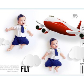 ภาพหน้าปกสินค้าพร้อมส่ง!! ชุดแฟนซีเด็ก นักบิน 068 (Pilot) Baby Fancy By Tritonshop ซึ่งคุณอาจชอบสินค้านี้