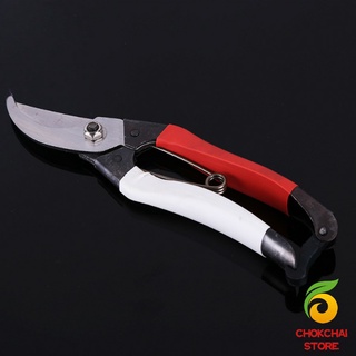 Chokchaistore กรรไกรตัดกิ่งไม้ กรรไกรตัดดอก อุปกรณ์ทำสวน Pruning shears