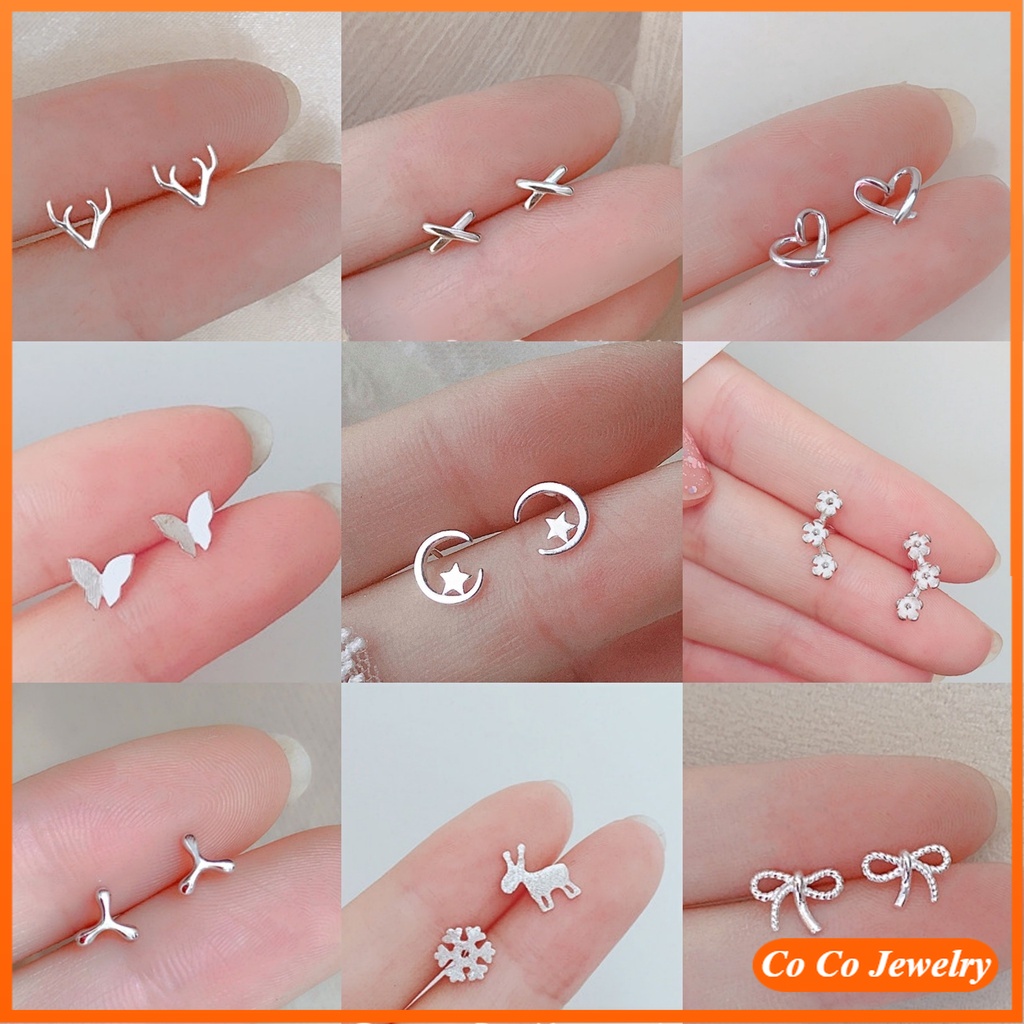 ภาพหน้าปกสินค้าCOCOJEWELRY เครื่องประดับ ต่างหูสตั๊ด เงิน 925 สไตล์เกาหลี สําหรับผู้หญิง จากร้าน magnificent.th บน Shopee