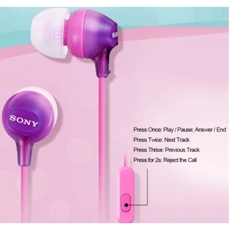 sony-mdr-ex15ap-ของแท้100-หูฟังอินเอียร์-พร้อมใมค์