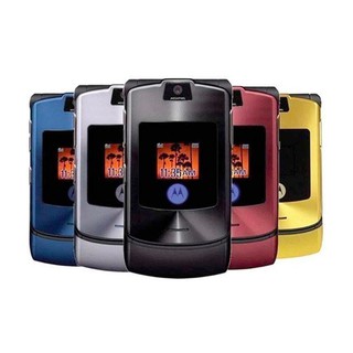 เคสโทรศัพท์มือถือ แบบเต็ม สีสันสดใส สําหรับ Motorola V3i