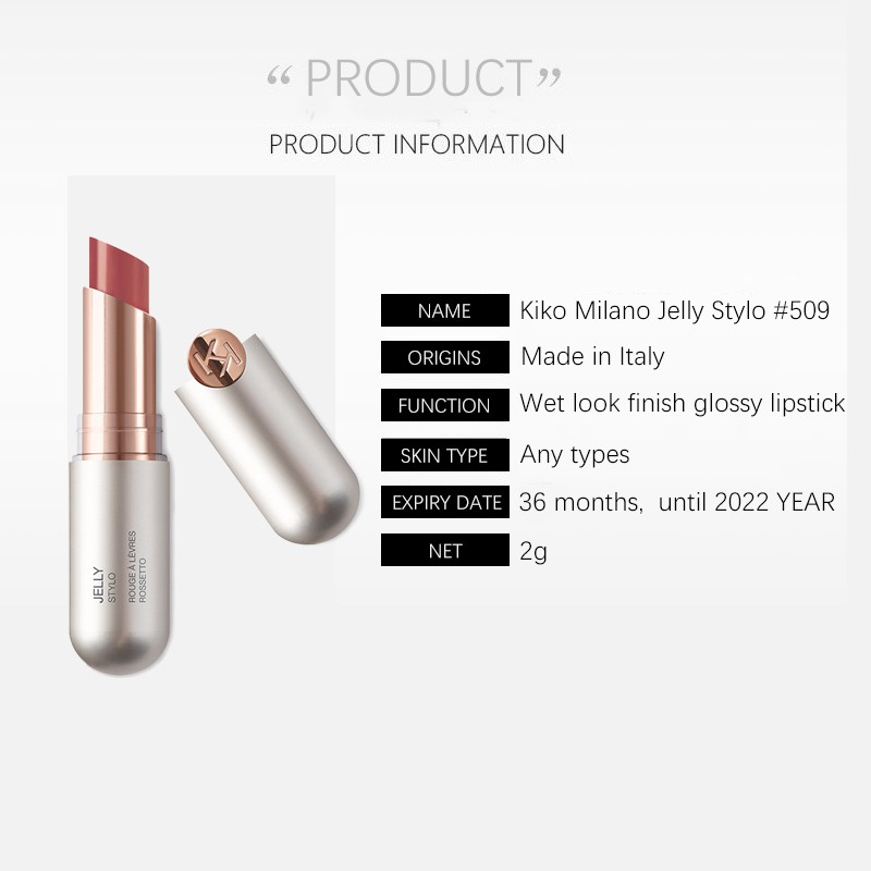 kiko-milano-ลิปสติกเนื้อเจลลี่-509-สีแดง