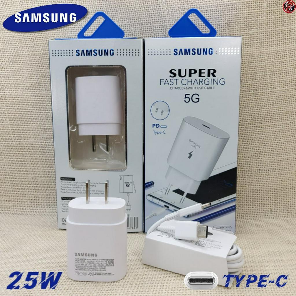 ที่ชาร์จ-samsung-25w-type-c-us-ซัมซุง-galaxy-a34-5g-หัวชาร์จ-usb-c-สายชาร์จ-adaptive-fast-charging-ชาร์จด่วน-เร็วไวแท้