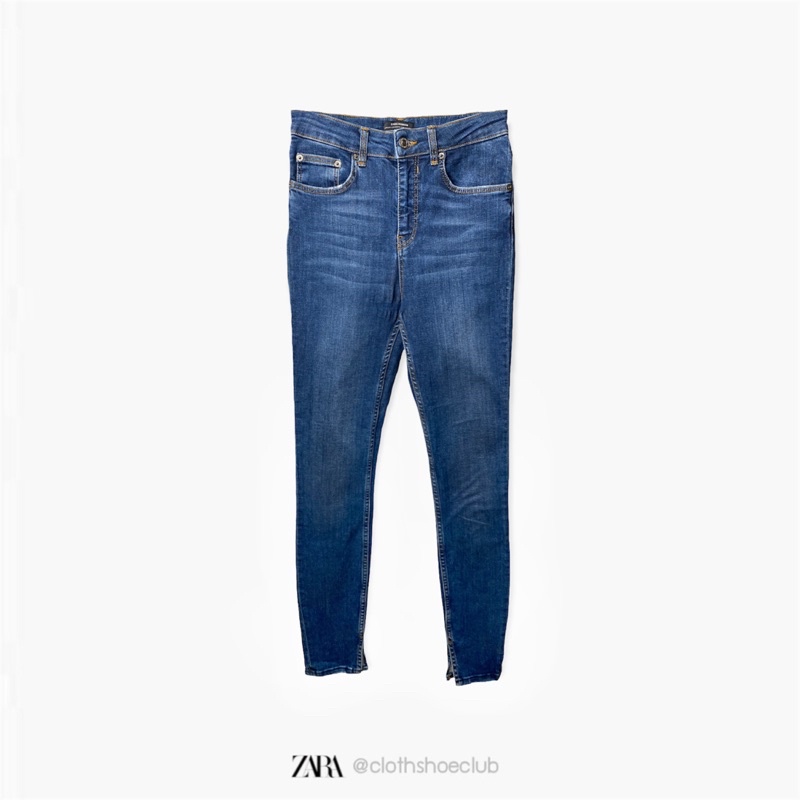 กางเกง-zara-woman-premium-denim-collection-แท้-เอว-26-5-28