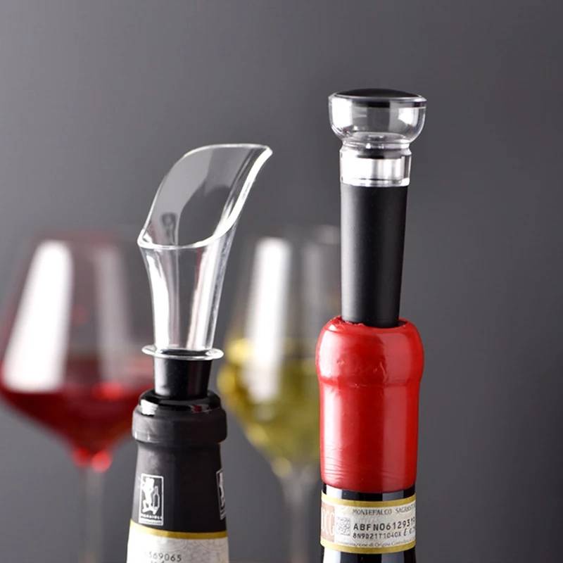 ส่งจากไทย-set-จุกรินไวน์-และ-ปั้มสูญญากาศปิดขวดไวท์-wine-pour-wine-pump-stopper-พร้อมกล่อง