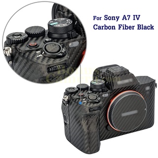 กันรอยบอดี้กล้องโซนี่ A7 Mark IV (Carbon Fiber - Black) 3M Anti-Scratch Protective Skin Film for Sony A7 IV