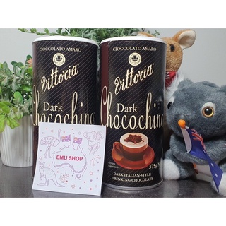 Chocochino Dark Drinking Chocolate 375g ขนาด 375 g. ผงช็อคโกแลต Vittoria ของแท้ 100% จากประเทศออสเตรเลีย 🦘ของแท้ 100%