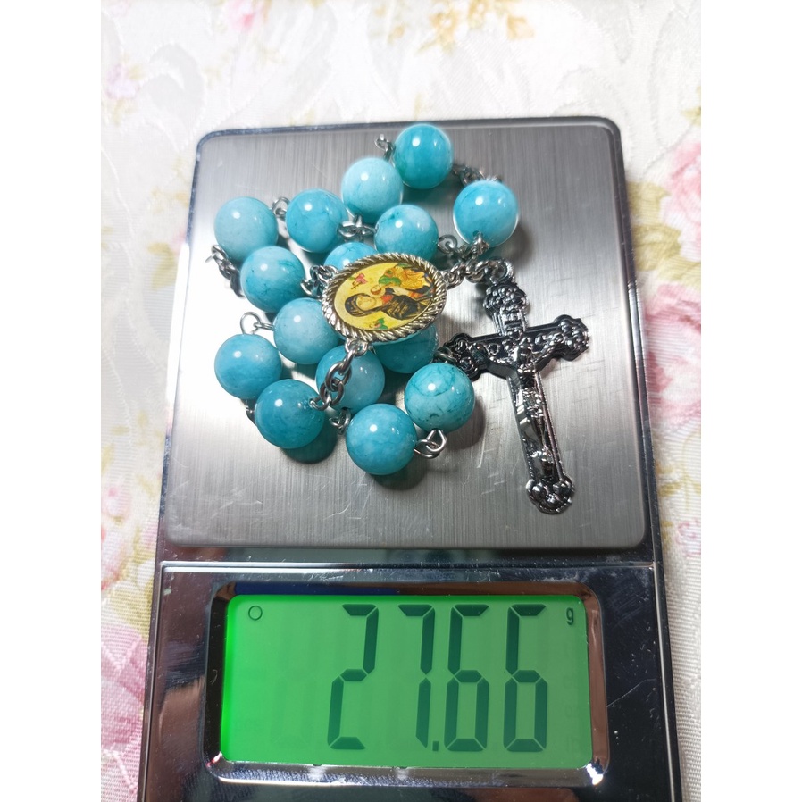 1-สายประคำคาทอลิก-อมาโซไนท์-10-มม-แบบ-15-เม็ด-amazonite-catholic-rosary-10-mm-15-beads