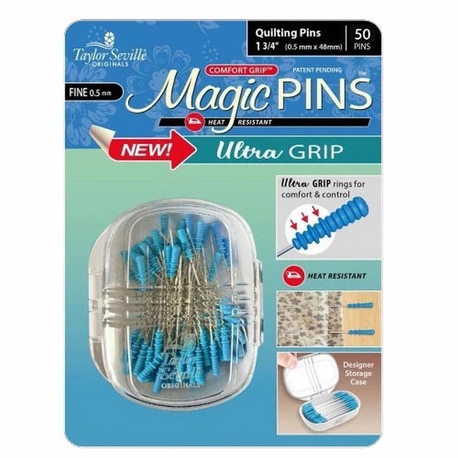 Taylor Seville Magic Pins Ultra Grip-เข็มหมุด ขนาด 0.5mm x 48mm ...