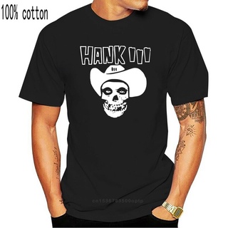 เสื้อยืดผ้าฝ้ายพิมพ์ลายขายดี เสื้อยืดแขนสั้น ผ้าฝ้าย 100% พิมพ์ลาย Hank III สําหรับผู้ชาย และผู้หญิง