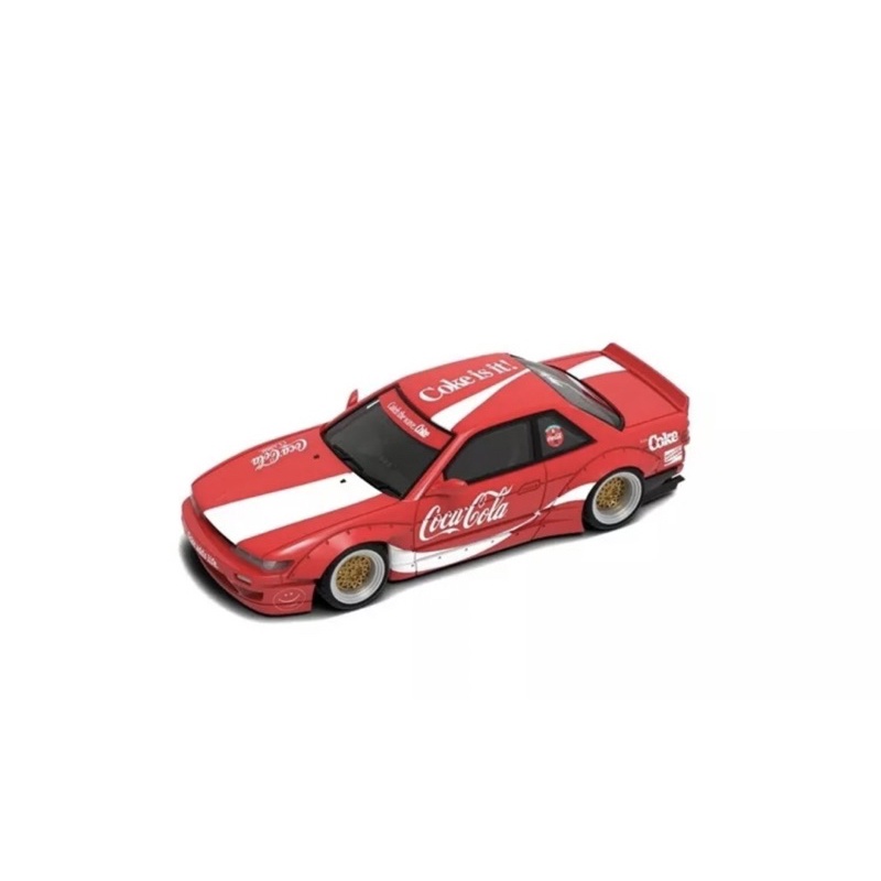 รถโมเดล-1-64-nissan-silvia-s13-rocket-bunny-v2-coca-cola-edition