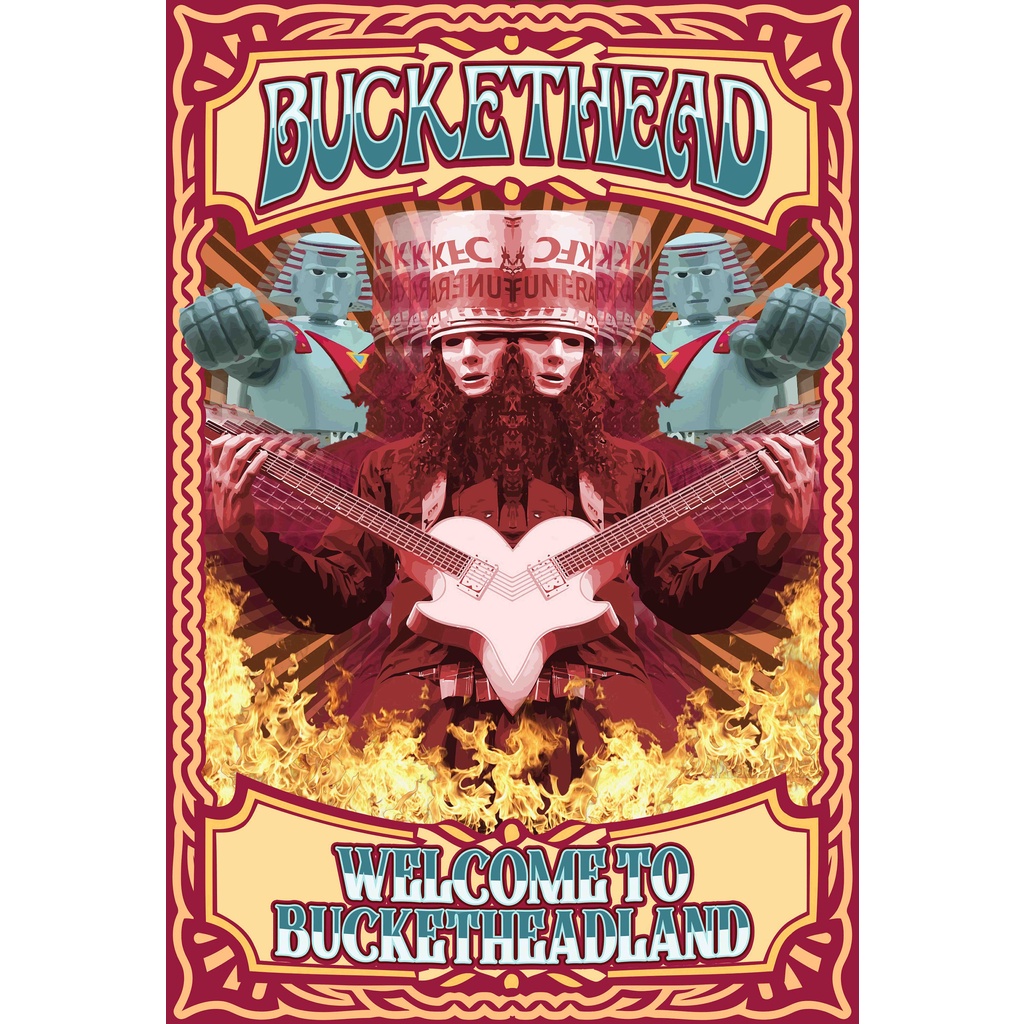 โปสเตอร์-buckethead-บัคเก็ตเฮด-music-poster-แต่งคอนโด-ตกแต่งห้อง-รูปภาพติดห้อง-รูปภาพ-ตกแต่งผนัง-ของขวัญ-โปสเตอร์ติดผนัง