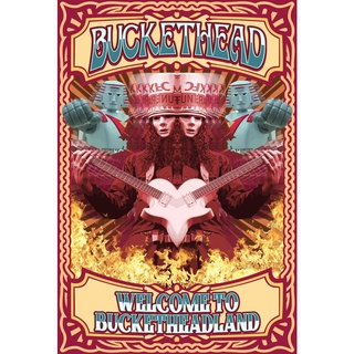 โปสเตอร์ Buckethead บัคเก็ตเฮด Music Poster แต่งคอนโด ตกแต่งห้อง รูปภาพติดห้อง รูปภาพ ตกแต่งผนัง ของขวัญ โปสเตอร์ติดผนัง