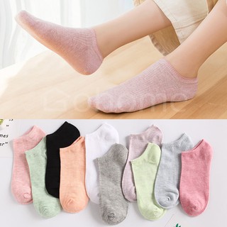 สินค้า ถุงเท้าข้อสั้น ญี่ปุ่น 8 สีพาสเทล ใส่ได้ทั้งหญิงชาย Freesize