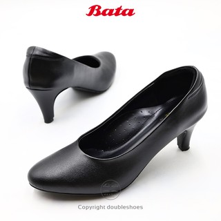 ภาพขนาดย่อของภาพหน้าปกสินค้าBata รองเท้าคัทชูนักศึกษา คัทชูทางการ หัวแหลม ส้น 2.5 นิ้ว รุ่น 751-6873 ไซส์ 36-41 (3-8) จากร้าน doubleshoes บน Shopee