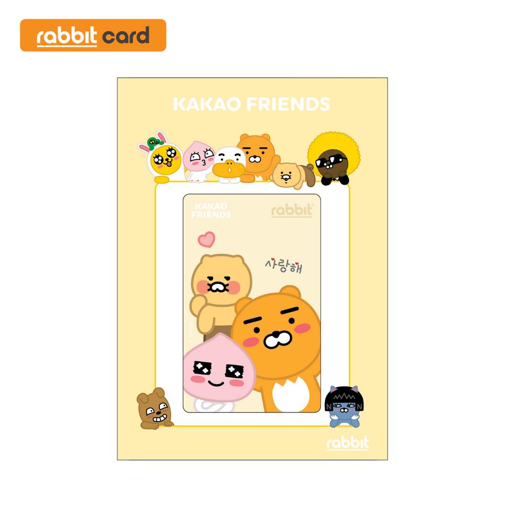 ภาพหน้าปกสินค้าRabbit Card บัตรแรบบิท KAKAO FRIENDS สำหรับบุคคลทั่วไป (CHOONSIK) จากร้าน rabbitcard_official บน Shopee