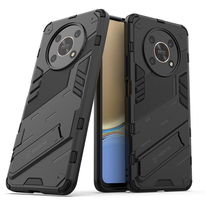 เคส-honor-x9-5g-ฮาร์ดเคสกันกระแทกเคสโทรศัพท์-hybrid-armor-shockproof-hard-case-honor-x9-x-9-cover-stand