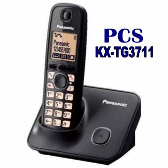 ภาพสินค้าTG3711 TG3712 TG3721 Panasonic KX-TG3711 โทรศัพท์ไร้lสาย 2.4GHz. สีดำ/เงิน โทรศัพท์บ้าน ออฟฟิศ คอนโด จากร้าน pcssolution บน Shopee ภาพที่ 3