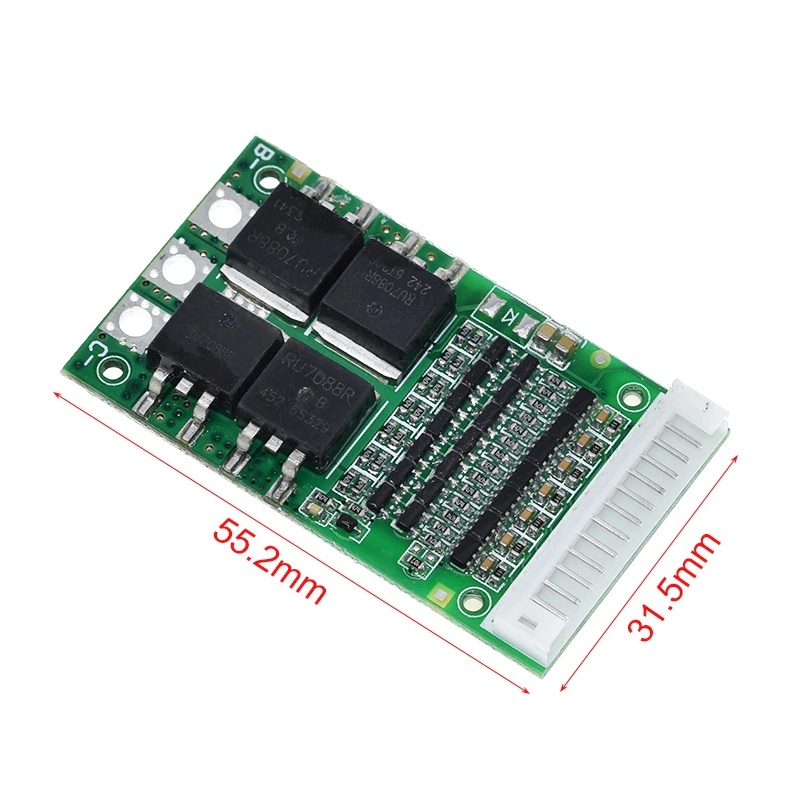 bms-6-13s-25a-battery-protection-board-บอร์ดป้องกันแบตเตอรี่-lifepo4-3-2v-3-65v-วงจรป้องกันแบตเตอรี่ลิเธียมฟอสเฟต