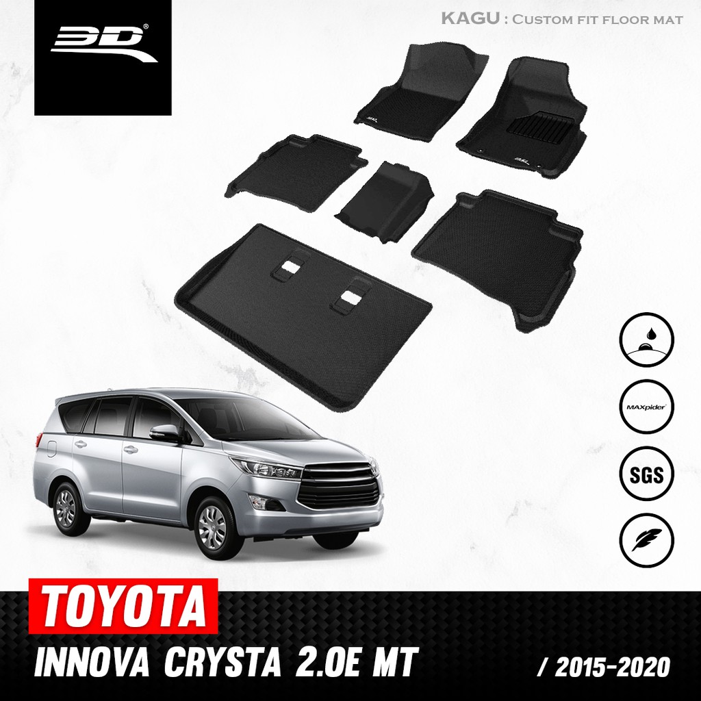 toyota-พรมปูพื้นรถยนต์-innova-crysta-2-8g-2-0e-mt-2019-2025