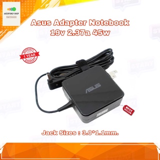 สายชาร์จโน๊ตบุ๊ค ที่ชาร์จโน๊ตบุ๊ค Asus Adapter Notebook 19v 2.37a Jack Sizes : 3.0*1.1 ของแท้ รับประกัน 1ปี