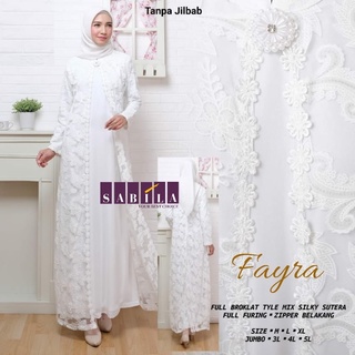  ~ ~~FAYRA Dress BY~WHITE SERIES~GAMIS SYARI~GAMIS POLOS~ORI SOLO~GAMIS JUMBO~GAMIS